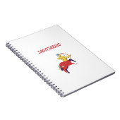 Witte Boogschutter, dierenriem, sterrenbeeld Notitieboek (Rechterzijde)