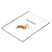 Witte Boogschutter, dierenriem, sterrenbeeld Notitieboek (Linkerzijde)