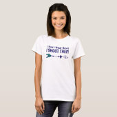 Witte Boogschutter Vrouwelijke Boogschutter T-shirt (Voorkant volledig)
