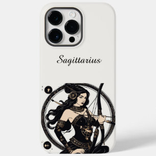 Witte Boogschutter Zodiac Sign iPhone / iPad hoesj Case-Mate iPhone 14 Pro Max Hoesje
