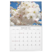 Witte Boom Bloesem Kalender Fotografie (Feb 2027)