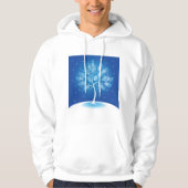 Witte boom in de sneeuw hoodie (Voorkant)