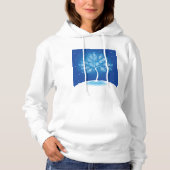 Witte boom in de sneeuw hoodie (Voorkant)