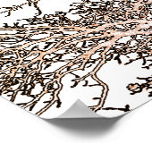 Witte boom poster (Hoek)