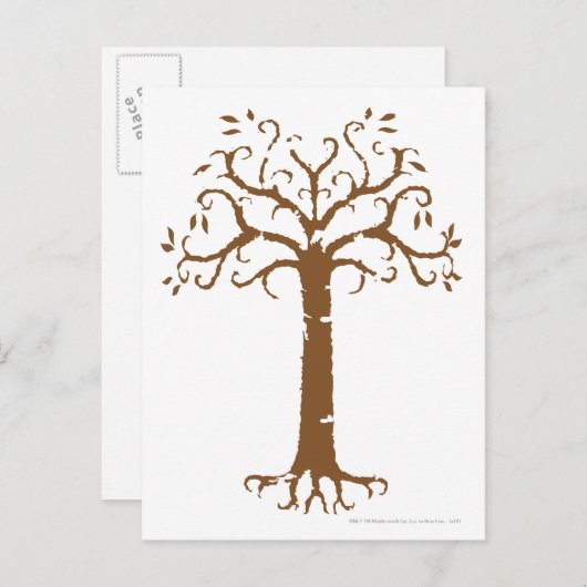 Witte boom van Gondor Briefkaart (Voorkant / Achterkant)