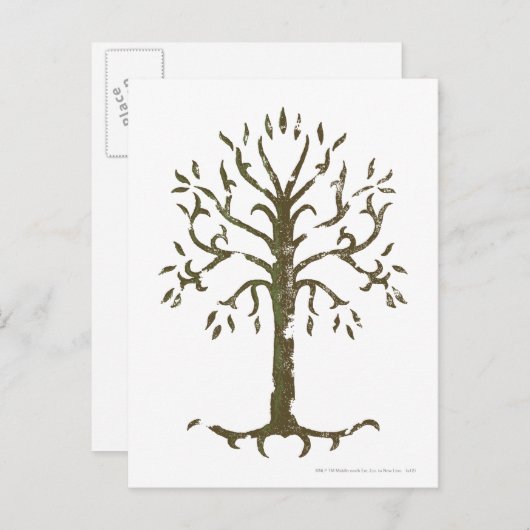 Witte boom van Gondor Briefkaart (Voorkant / Achterkant)