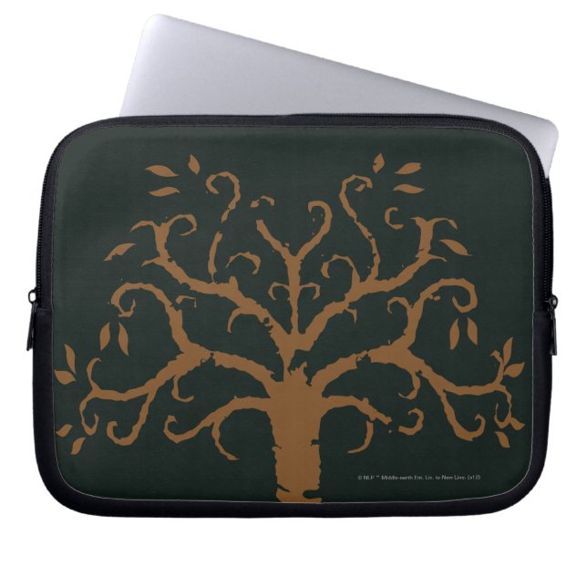 Witte boom van Gondor Laptop Sleeve (Voorkant)