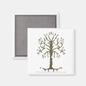 Witte boom van Gondor Magneet (Voorkant / Achterkant)