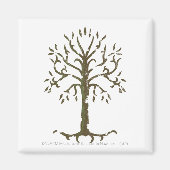 Witte boom van Gondor Magneet (Voorkant)