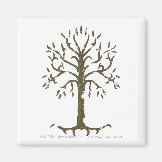 Witte boom van Gondor Magneet (Voorkant)
