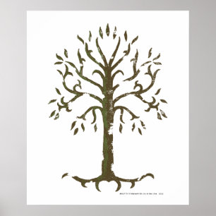 Witte boom van Gondor Poster
