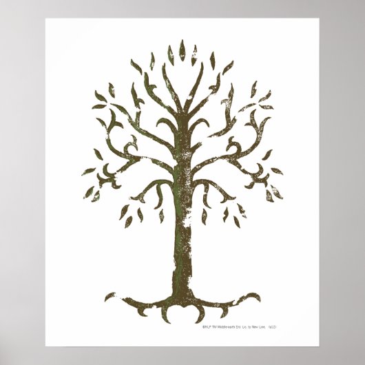 Witte boom van Gondor Poster (Voorkant)