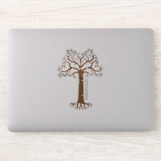 Witte boom van Gondor Sticker (Computer)