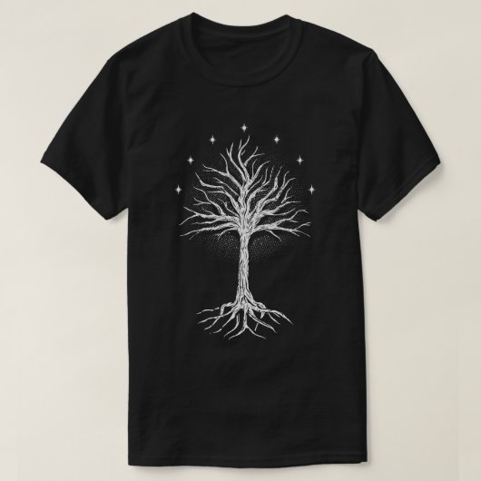 Witte boom van Gondor telefoonhoesje T-shirt (Design voorkant)