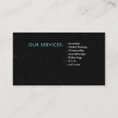 Witte boom van het Leven - Evolutie - Marmeerblade Visitekaartje (Achterkant)