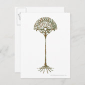 Witte boom van Númenor Briefkaart (Voorkant / Achterkant)