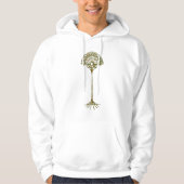 Witte boom van Númenor Hoodie (Voorkant)
