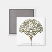 Witte boom van Númenor Magneet (Voorkant / Achterkant)