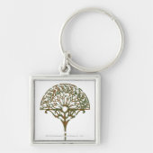 Witte boom van Númenor Sleutelhanger (Voorkant)