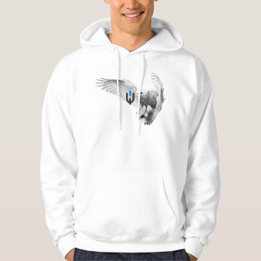 Witte boomgaard hoodie (Voorkant)