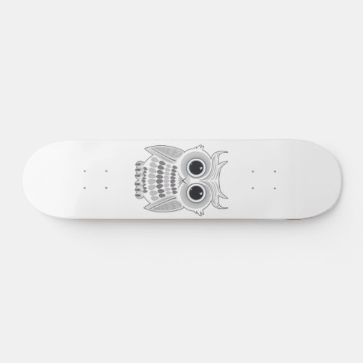 Witte boomgaard persoonlijk skateboard (Horizontaal)