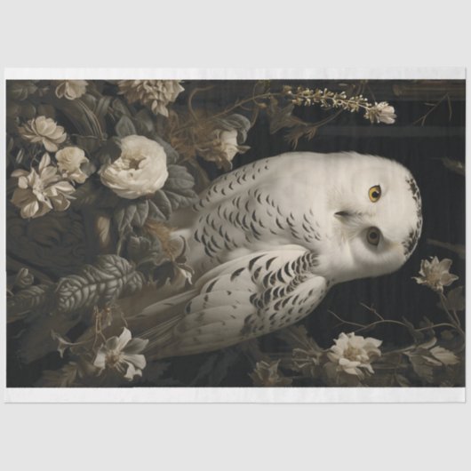 Witte boomgaard tissuepapier (Voorkant)