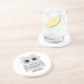 Witte boomgaard zandsteen onderzetter (Zijkant)