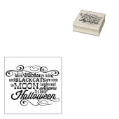 Witte boomgaarden rubberstempel (Gestempeld)