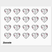 Witte boomschors Roze Butterfly Product Labels Log (Vel)