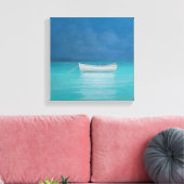 Witte boot Kilifi 2012 Canvas Afdruk (Insitu (Woonkamer))