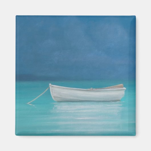 Witte boot Kilifi 2012 Magneet (Voorkant)