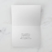 witte bord met zilverware bedankt kaart (Binnen)