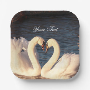 Witte Bord van swans-papier