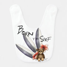 Witte "Born to surf", knooppunten en bloemen