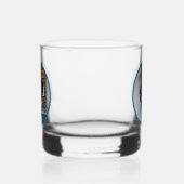 Witte-borst Nuthatch in Sneeuw Whisky Glas (Links)