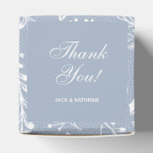 Witte Botanicals Dusty Blue Dank u Bedankdoosjes (Bovenkant)