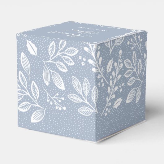 Witte Botanicals Dusty Blue Dank u Bedankdoosjes (Achterkant)