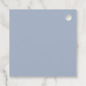 Witte Botanicals Dusty Blue Dank u Bedankjes Labels (Achterkant)