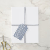 Witte Botanicals Dusty Blue Dank u Cadeaulabel (Met Touw)