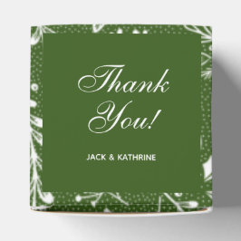 Witte Botanicals Groen Dank u Bedankdoosjes