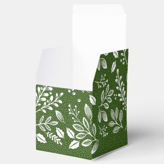 Witte Botanicals Groen Dank u Bedankdoosjes (Geopend)