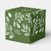 Witte Botanicals Groen Dank u Bedankdoosjes (Achterkant)