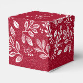 Witte Botanicals Rood Dank u Bedankdoosjes (Achterkant)