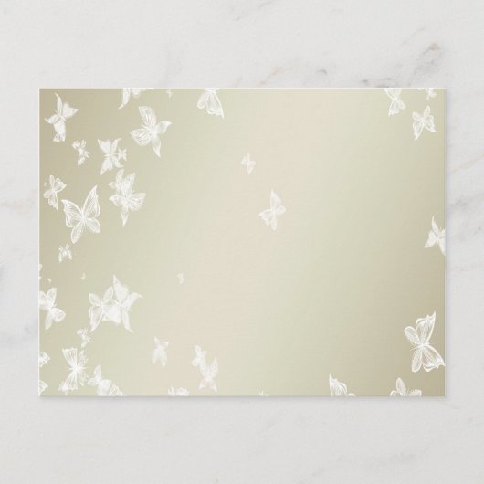 Witte boter briefkaart (Voorkant)