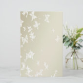 Witte boter briefpapier (Staand voorkant)