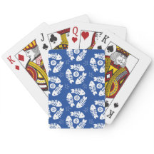 Witte Botten en gouddollen blauw