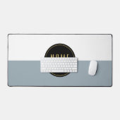 Witte bovenste leisteen kleur blok vet zwarte teks bureaumat (Keyboard & Muis)