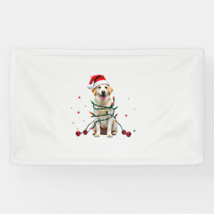 Witte Boxer Hond Lelijke Kerst Sweater Grappige Ke Spandoek