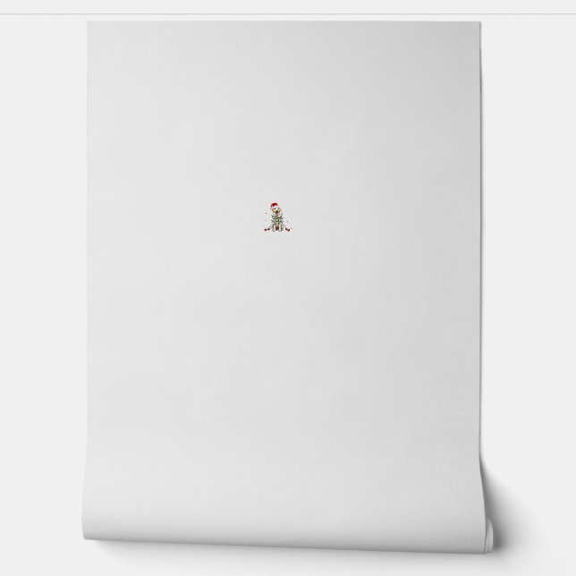 Witte Boxer Hond Lelijke Kerst Trui Funny Xmas  Behang (Afrollen)