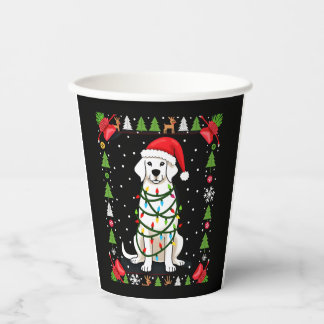 Witte Boxer Hond Lelijke Kerst Trui Grappig Kerstm Papieren Bekers